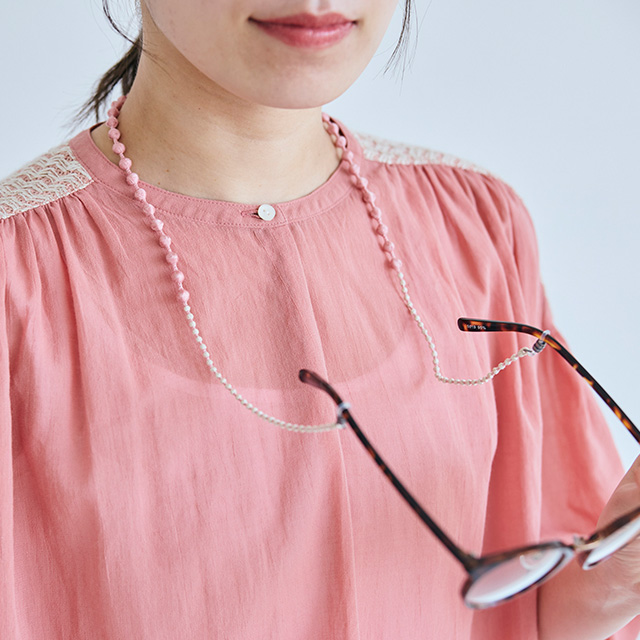 カーネーションの最中フロランタン／モール糸ドビーストール／TRIPLE 0政七別注グラスコード(NT4)