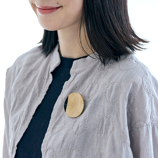 カーネーションの最中フロランタン／竹の節ブローチ／番茶 小袋 エルダー番茶（NH45）