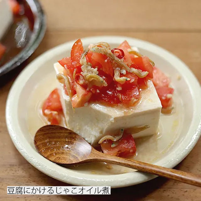 豆腐にかける缶詰・産地のとうふのとも・かや織ふきん 夏の暮らし・ 花ふきん 白百合