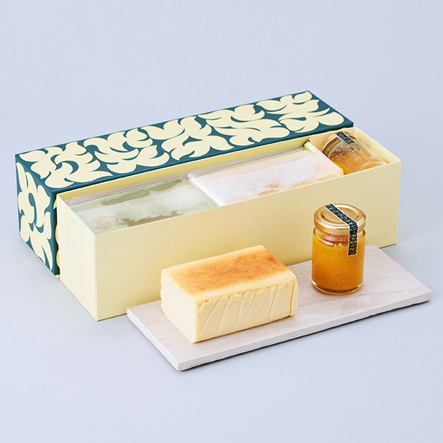 【予約商品・WEB限定・数量限定】ocasi 抹茶チーズケーキ+シルクチーズケーキ ハーフ・大和橘ジャムセット