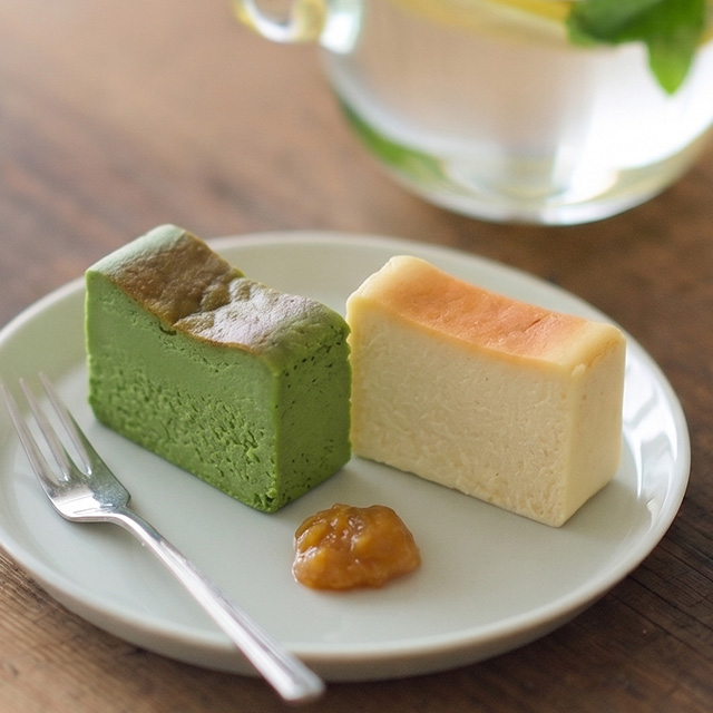【予約商品・WEB限定・数量限定】ocasi 抹茶チーズケーキ+シルクチーズケーキ ハーフ・大和橘ジャムセット