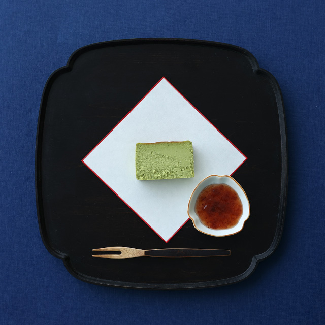 【予約商品・WEB限定・数量限定】ocasi 抹茶チーズケーキ　ハーフ・古都華ジャムセット
