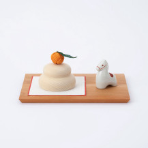 【WEB限定】お正月飾りセットB　瀬戸焼の干支飾り　午・鏡餅飾り　小