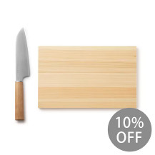 【WEB限定】【予約商品】【10％OFFキャンペーン対象】最適包丁（名入れ付き）・食洗機で洗えるまな板（小）セット【12月下旬～発送予定】