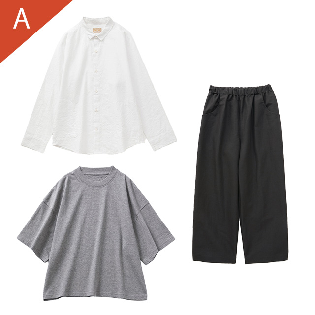 【WEB限定】初市袋 定番アパレル3品-2（1月中旬頃までにお届け予定）