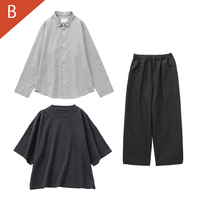 【WEB限定】初市袋 定番アパレル3品-2（1月中旬頃までにお届け予定）